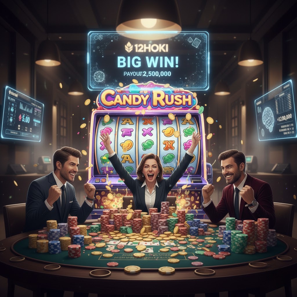 Cara Bermain Game Slot Candy Rush di 12Hoki 2026